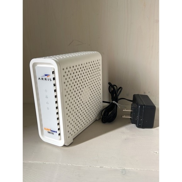 Arris Networking White Arris Surfboard Cable Modem Router Model
